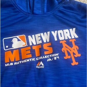 Boy’s XL (18) New York Mets Authentic Major League Baseball Sweatshirt-Preowned